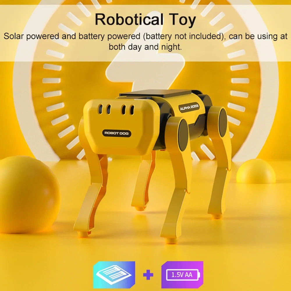 Solar Powered Robot Dog Cattle Kit Science Experiment A893