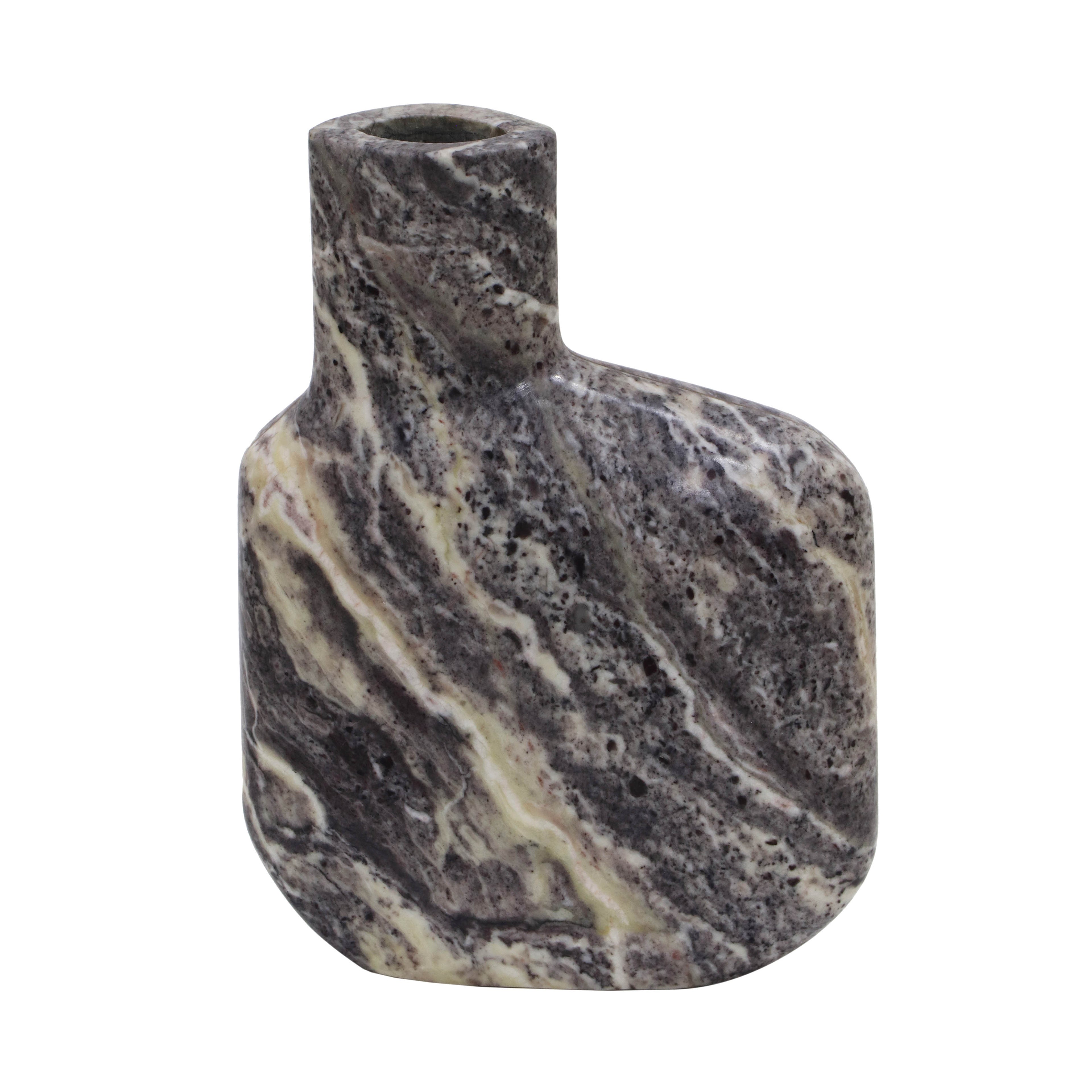 Grey Marble Vase Q849