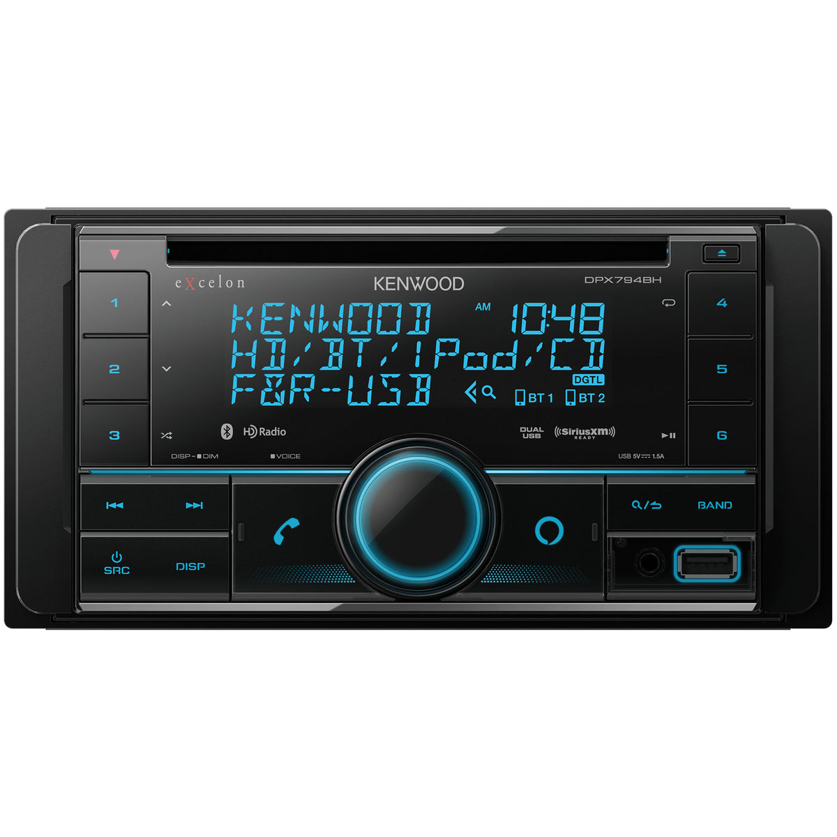 CD Receiver with Bluetooth and HD Radio and Sirius/XM Tuner C6303
