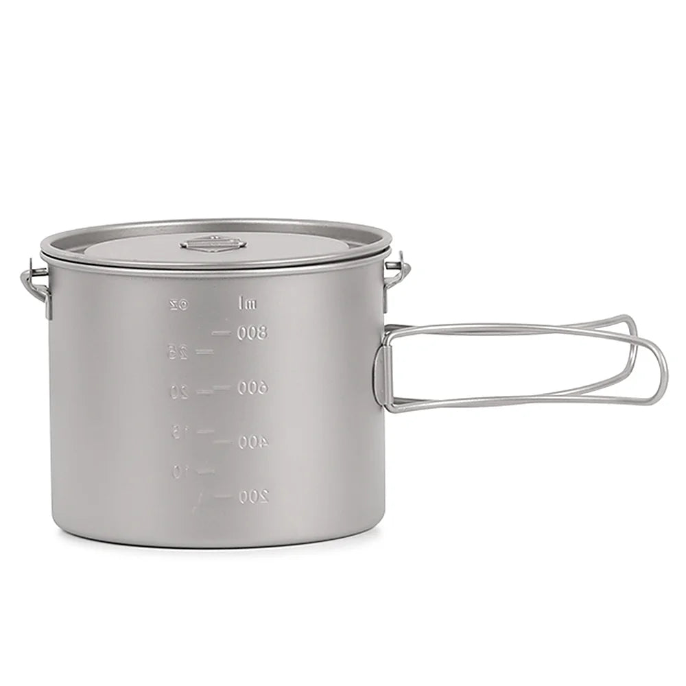 Ultralight Pot Water Mug Cup with Lid and Foldable Handle Z9227