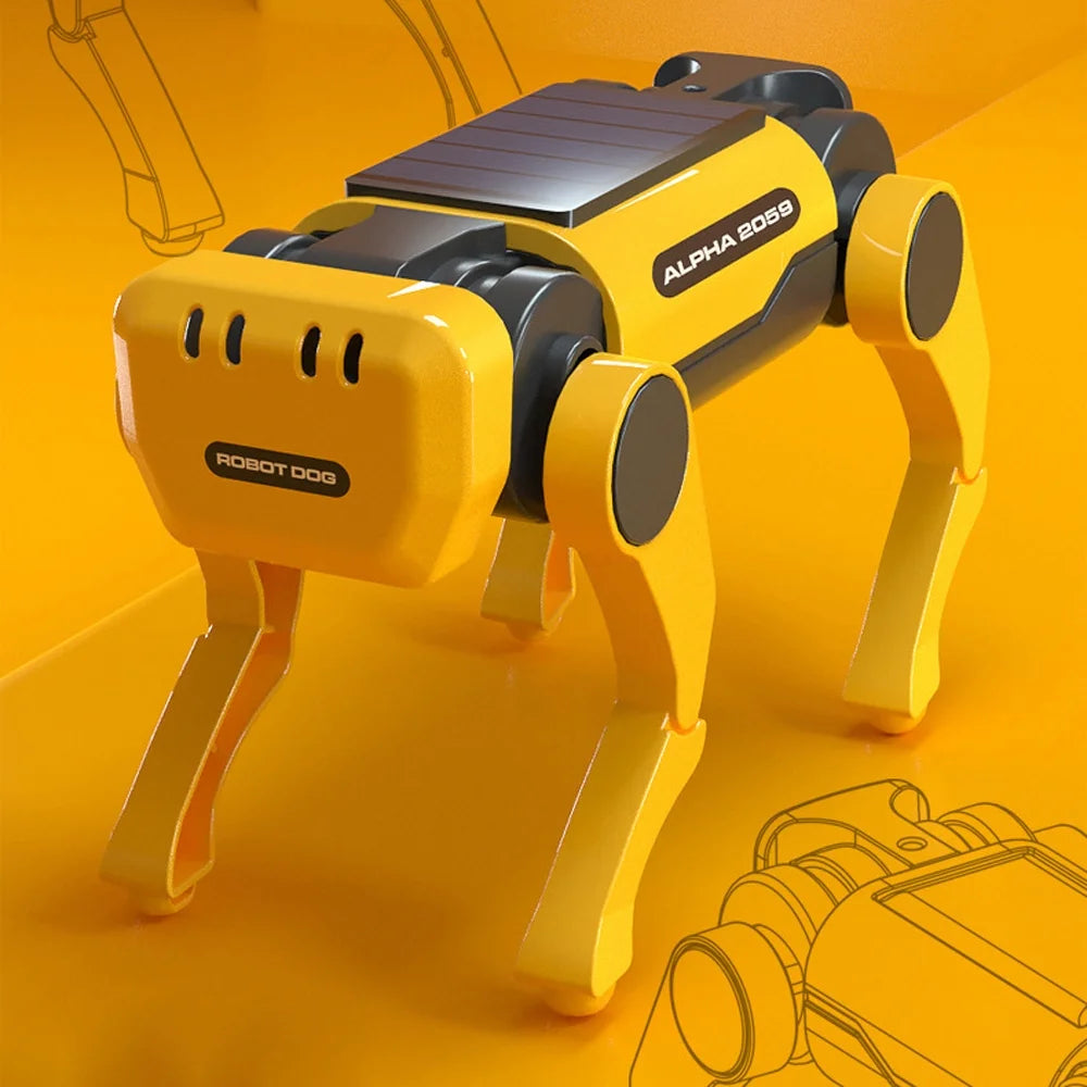 Solar Powered Robot Dog Cattle Kit Science Experiment A893