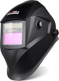 Welding Helmet Auto Darkening Solar Power Welding Mask TIG MIG ARC Large Viewing Welder Hood Pack of 2 E2141