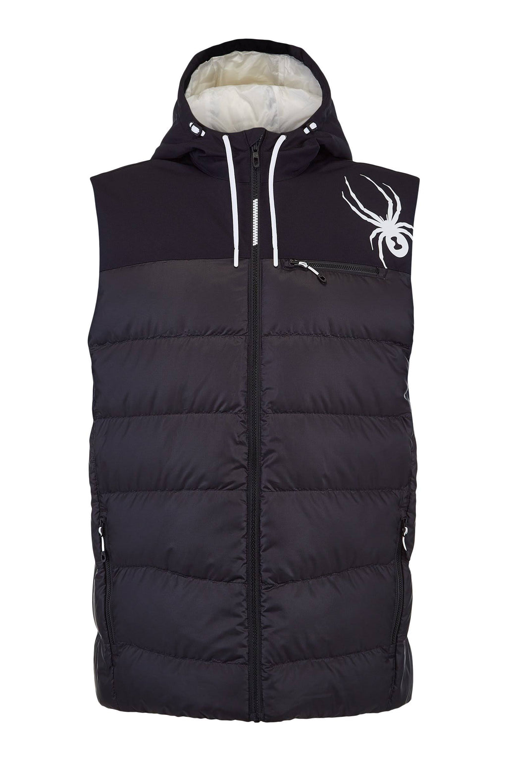 Black Down Vest S9277