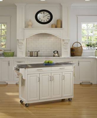 White Stainless Top Cart Y19060