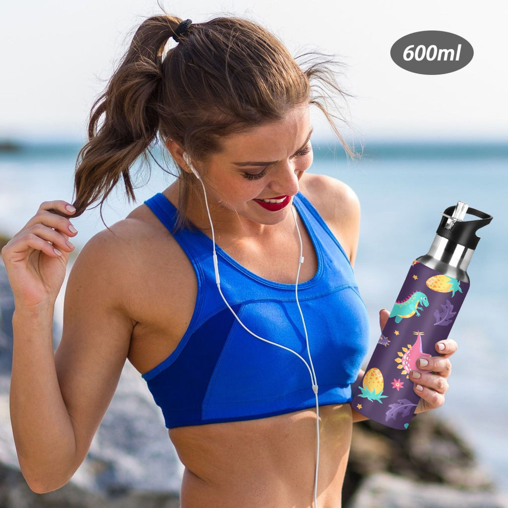 Stainless Steel Insulated Water Bottle with Straw Lid U20285