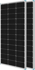 2PCS 100 Watt 12 Volt Monocrystalline Solar Panels Y66998