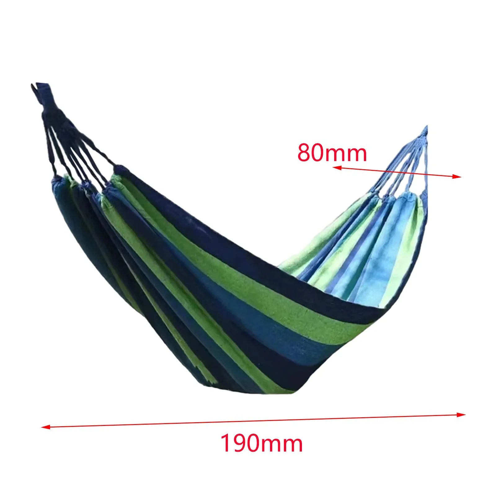 Blue Canvas Camping Hammock 190x80cm L354