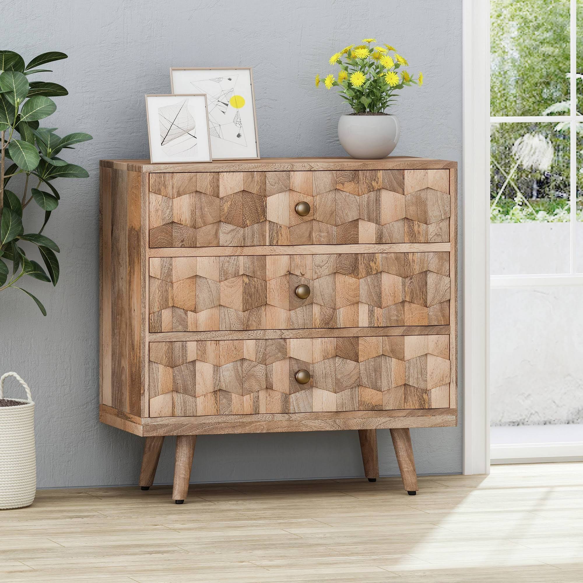 3 Drawer Chest Natural N165685