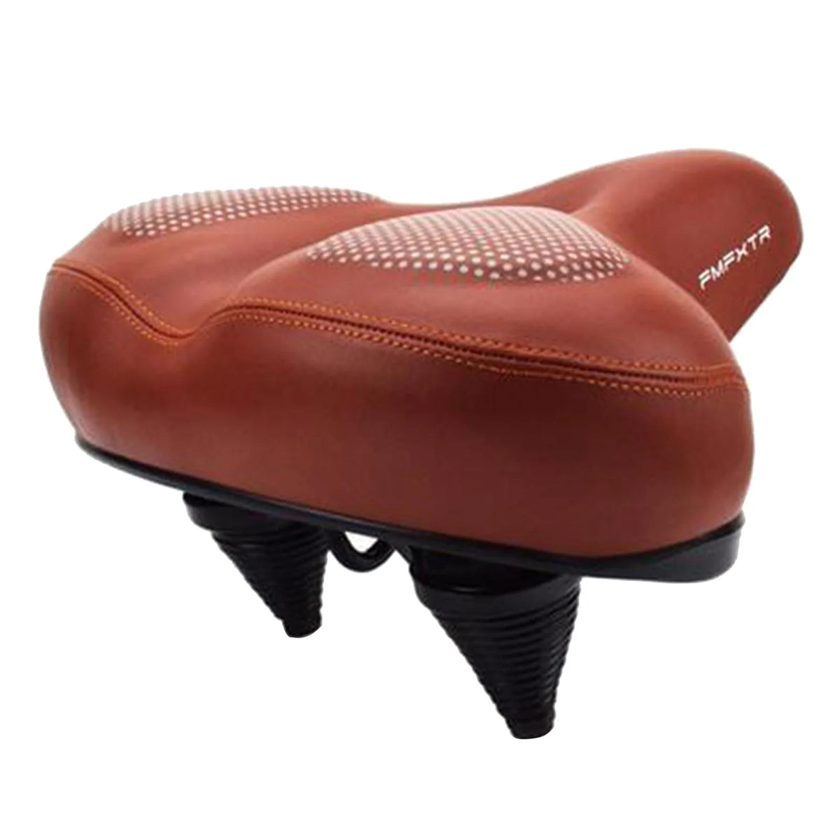Brown Gel Waterproof Bike Seat Cushion with Taillight G614