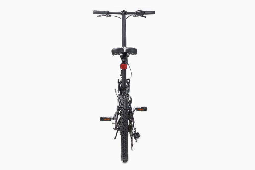 Yellow 7-Speed Aluminum Folding Bike B9586