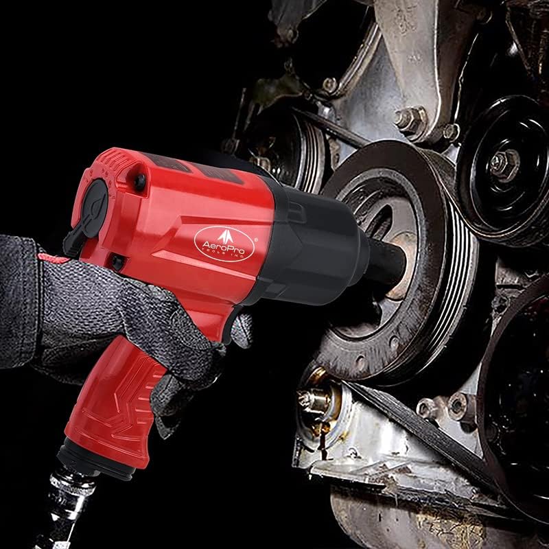 1/2-Inch Aluminum Air Impact Wrench Twin Hammer 1000FT-LB Pack of 2 K761591