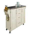 White Stainless Top Cart Y19060