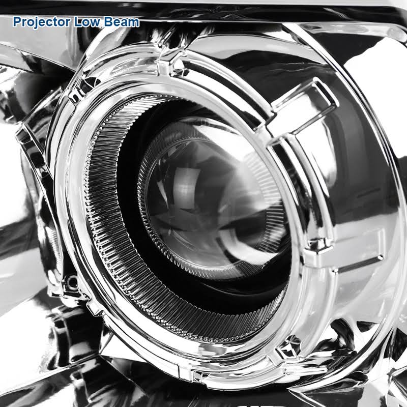Chrome Clear Projector Headlights E1443