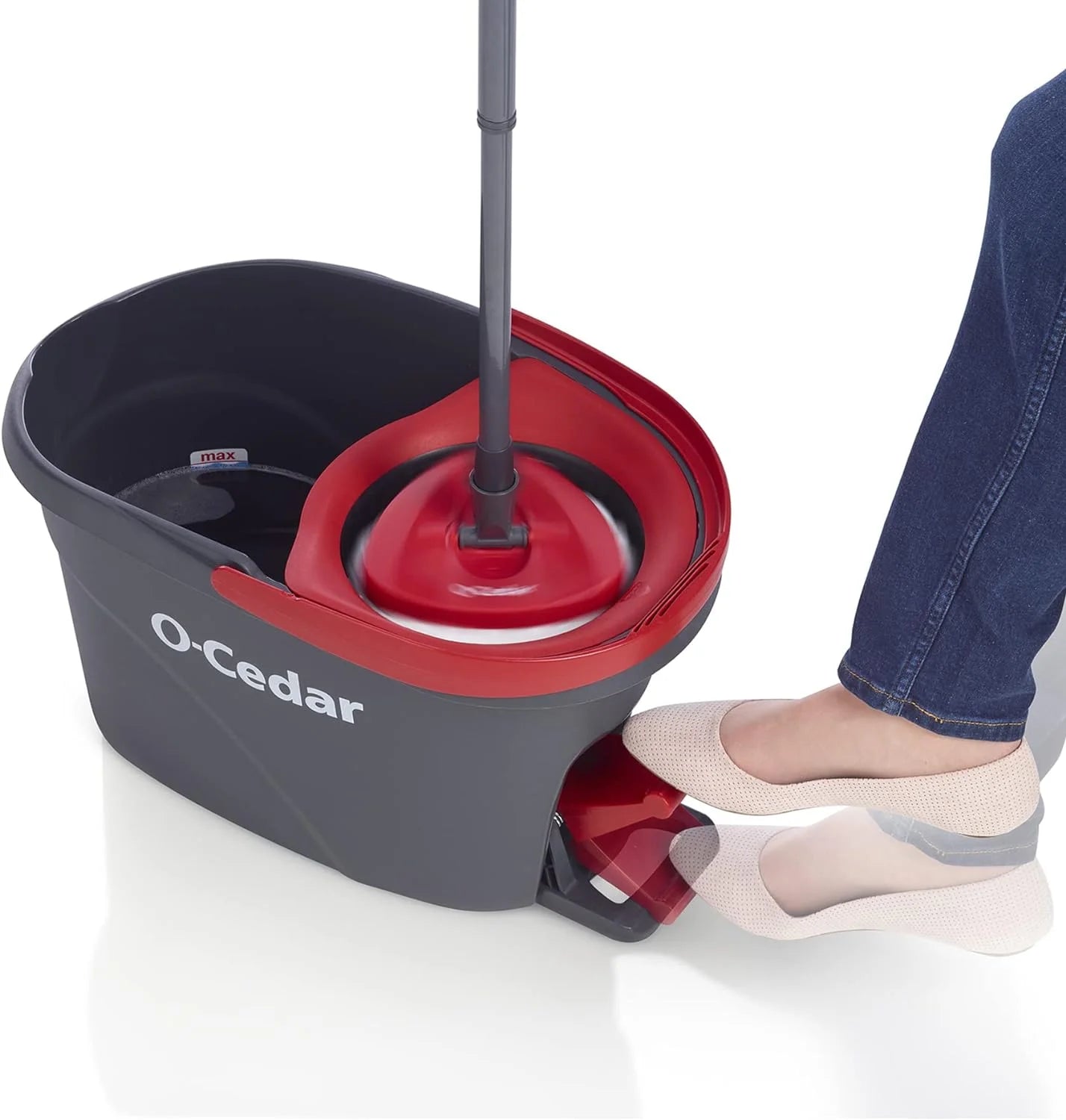 Microfiber Spin Mop & Bucket System with 3 Extra Refills E5364