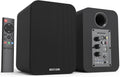 Bluetooth Bookshelf Active Speakers, 50W RMS, Pair, Black W578678
