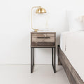 Beige Whitewash Night Stand Y1177