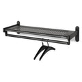 Black Wall Shelf Rack R7991