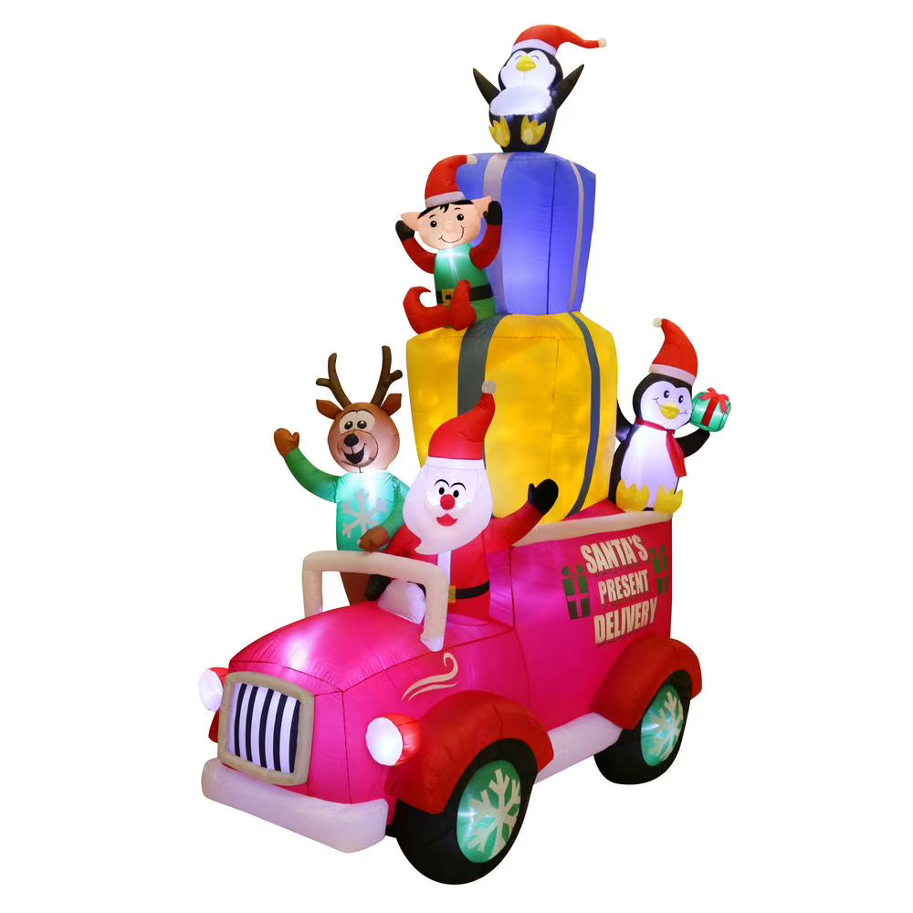 12 ft Pre-Lit LED Christmas Inflatable X70118