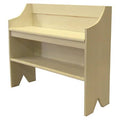 Cream Wood Storage Bench J533