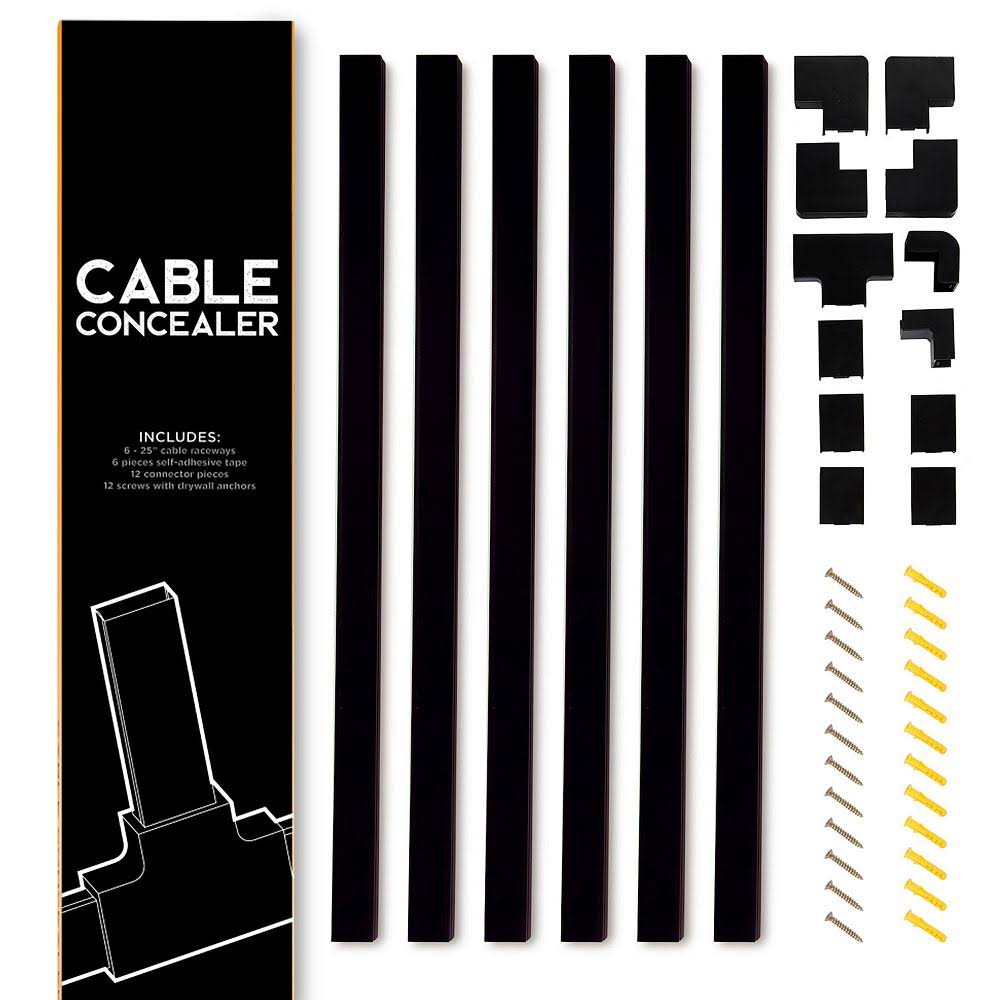 Black Cable Management Raceway Kit Z4630