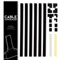 Black Cable Management Raceway Kit Z4630