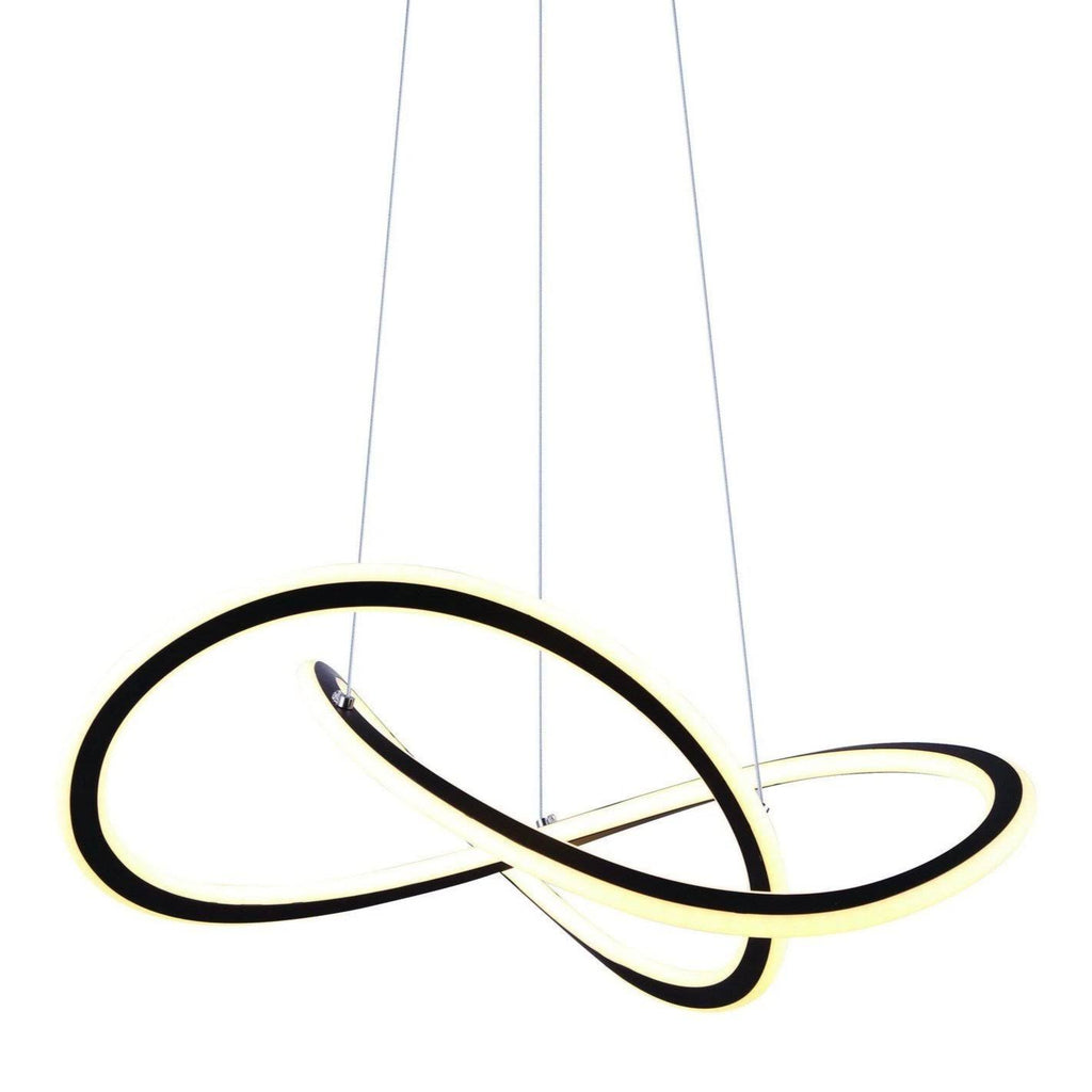 Black LED Chandelier F460