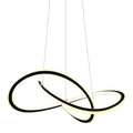 Black LED Chandelier F460