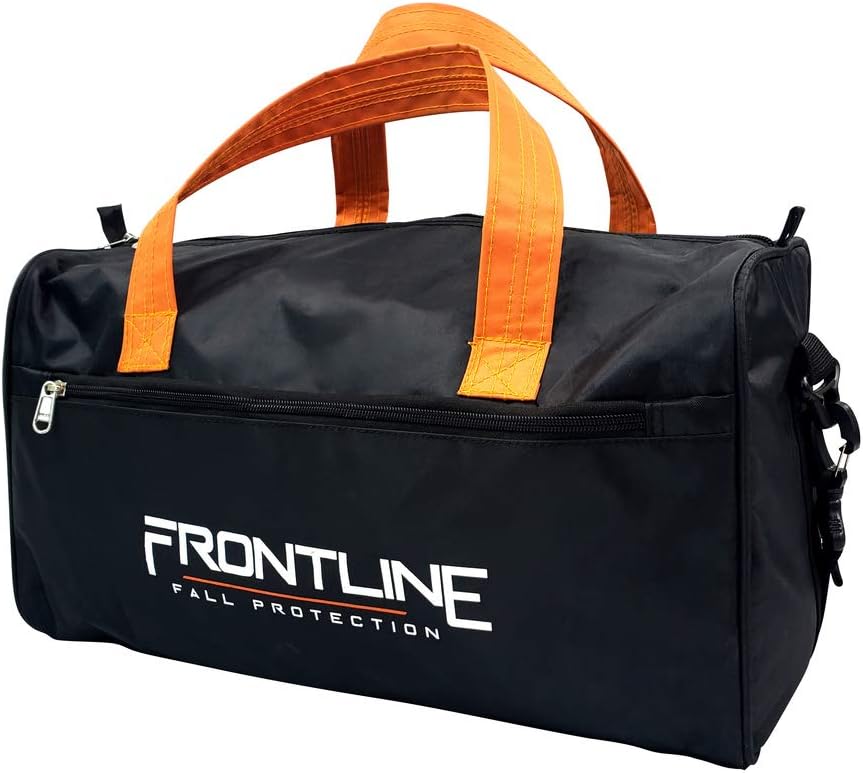 Roofers Kit with 50' Lifeline, Full Body Harness, Rope Grab, Roof Anchor B32299