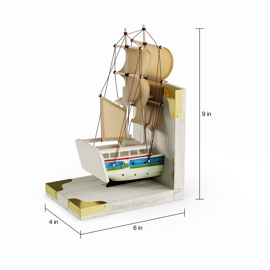 Nautical Trade Ship Book Ends E844958