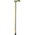 Green Twisted Colorwood Walking Cane M749300