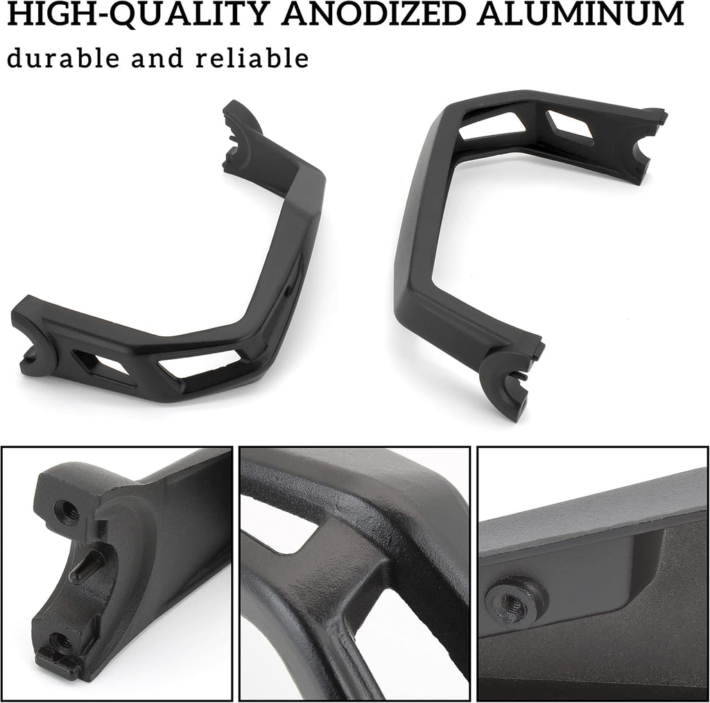 Black Aluminum Hand Guards Protector Kit (2PCS) U823