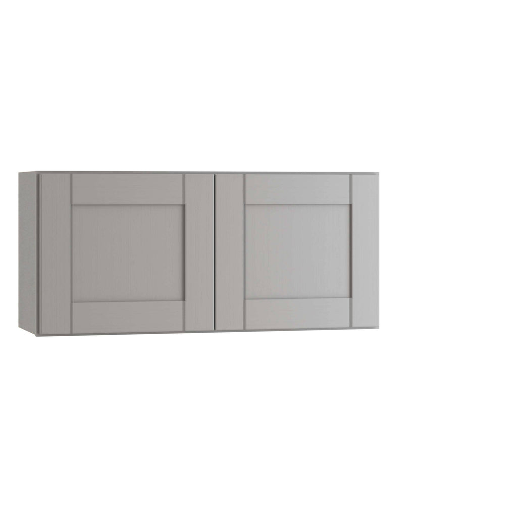 Veiled Gray Shaker Assembled Plywood Wall Kitchen Cabinet H1557