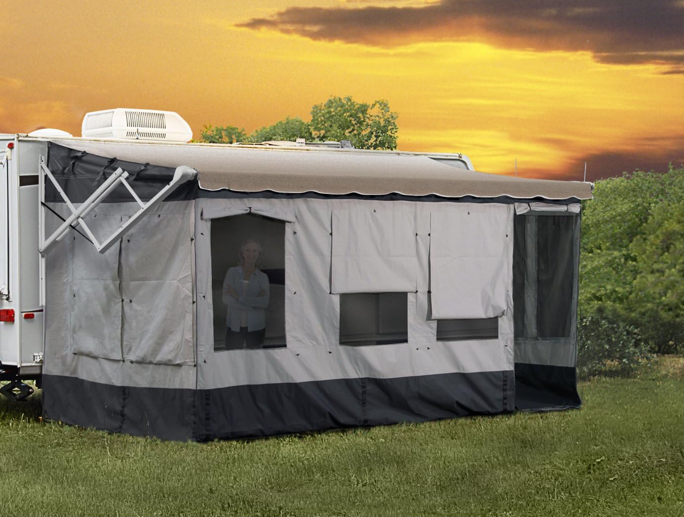 Screen Room for 16' to 17' Awning N80476