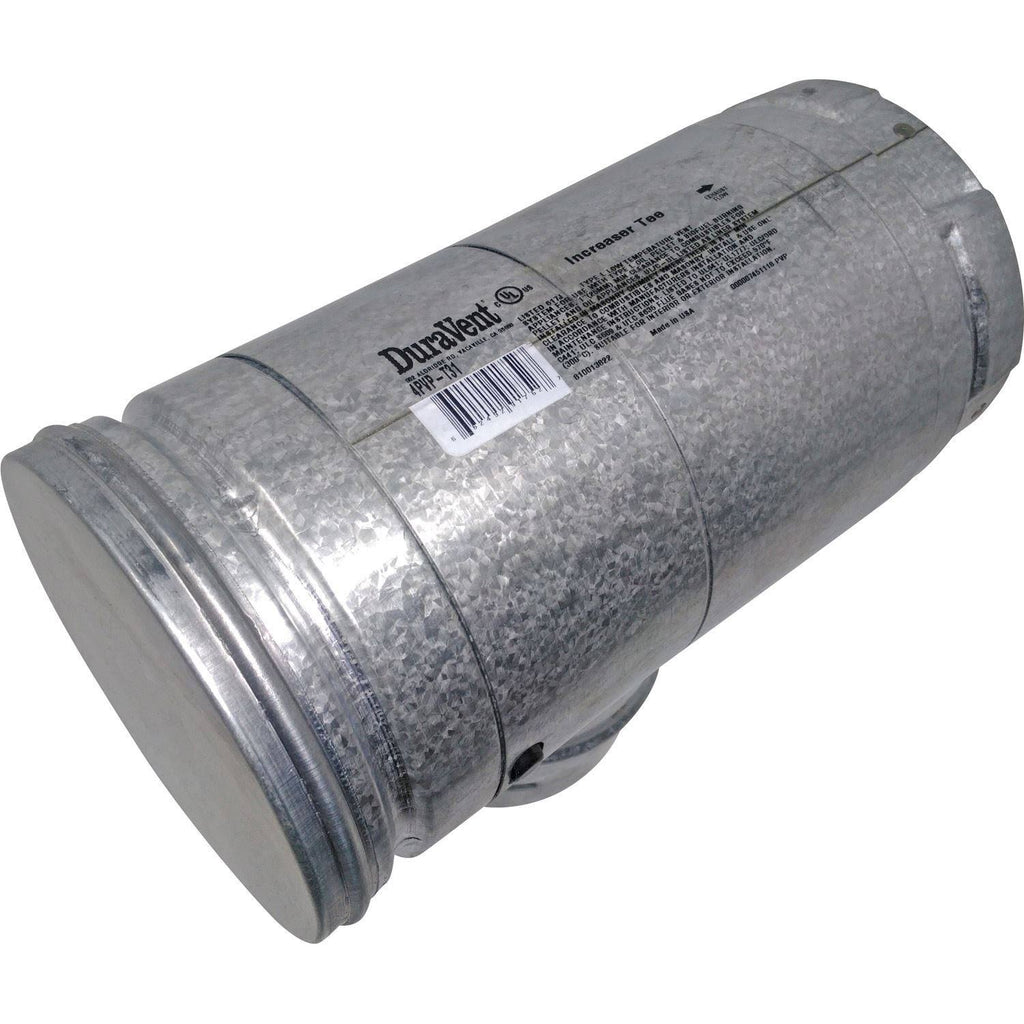 4 inch PelletVent Pro Increaser Tee Clean-Out Cap Stainless M6618