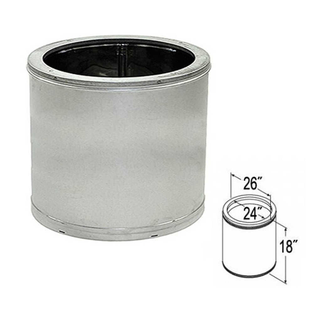 24-Inch Galvalume Chimney Pipe P686285