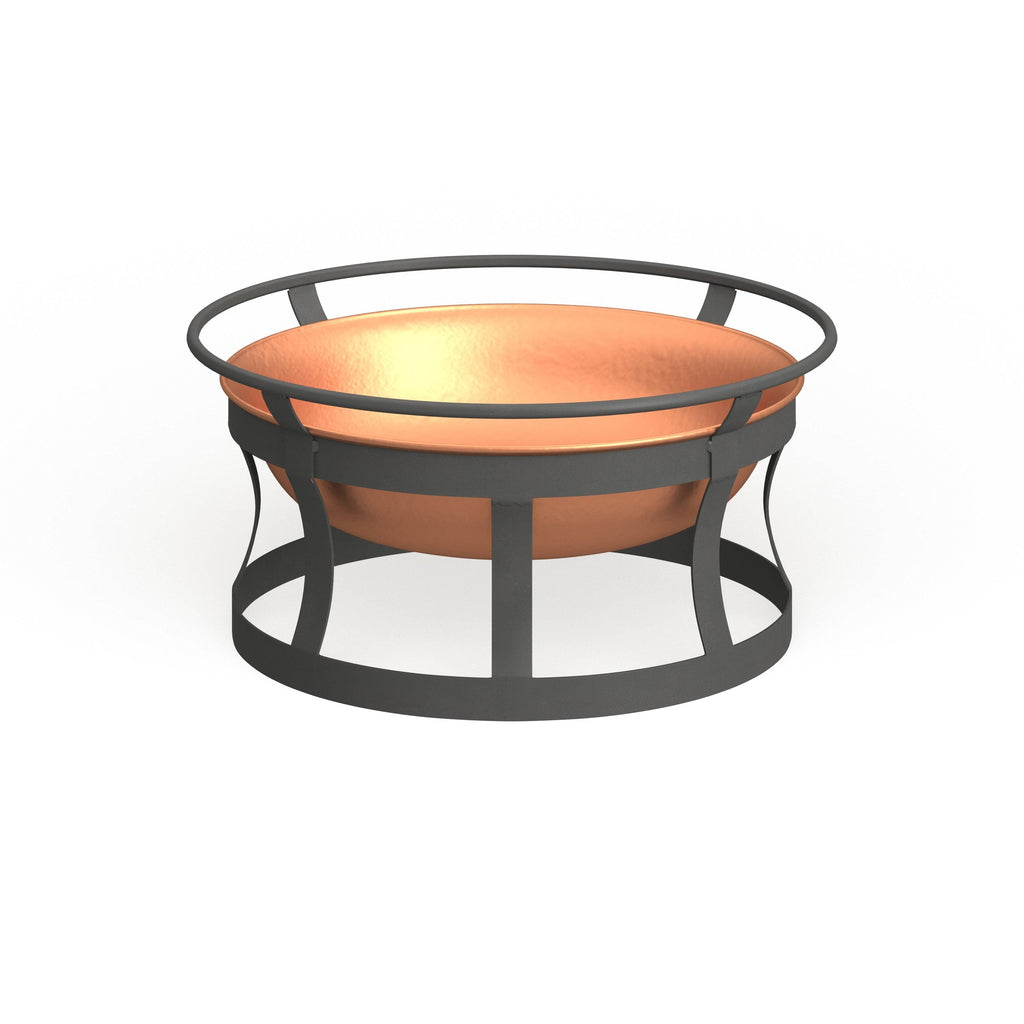 Copper & Black Fire Pit K4563