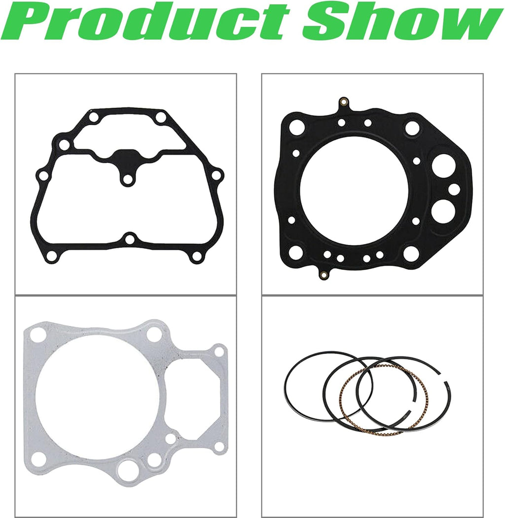 Cylinder Piston Gasket Top End Rebuild Kit for Honda Rancher TRX420 2007-2018 Q366