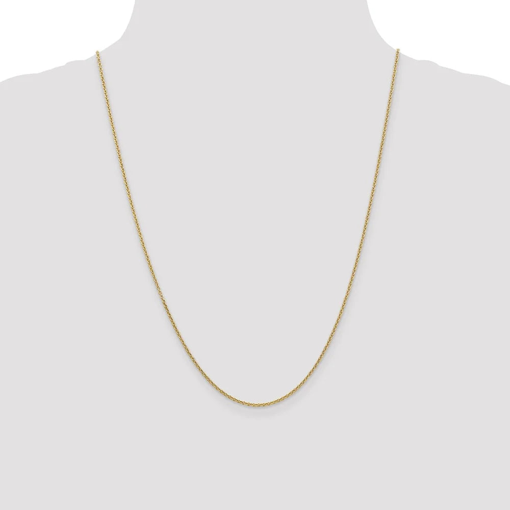 14kt Yellow Gold 24 inch Cable Chain with Lobster Clasp G183