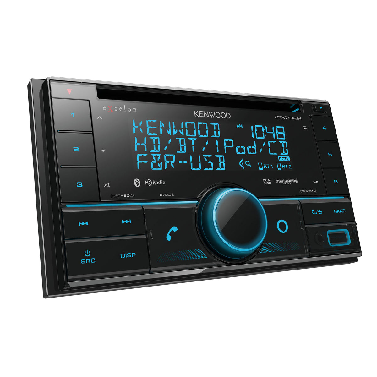 CD Receiver with Bluetooth and HD Radio and Sirius/XM Tuner C6303