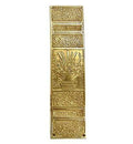 Polished Brass Ornate Push Plate A484