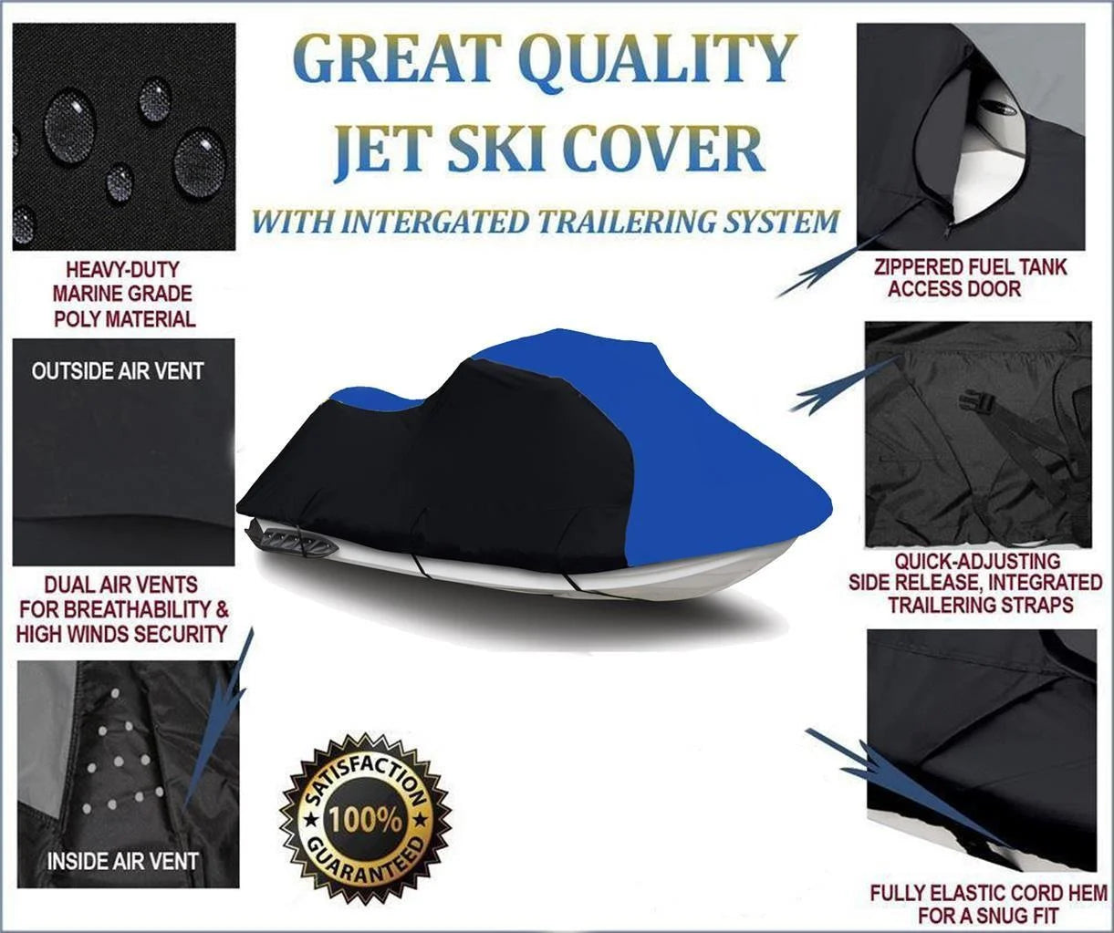 Jet Ski Cover for Yamaha WaveRunner FX 140 2002 2003 2004 2005 Y3162