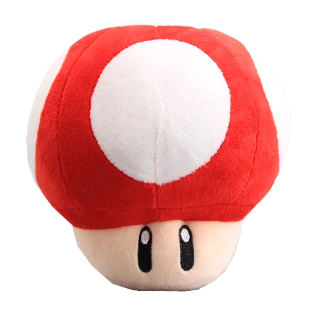 Super Mario Red Super Mushroom Stuffed Plush Toy 6'' L96393
