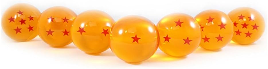 7 Pcs Crystal Glass 3D Stars Balls with Gift Box P681712