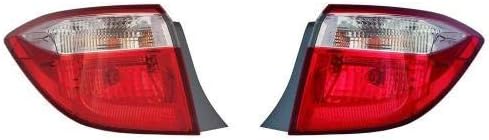 Pair Outer Tail Lights for 2014-2016 Toyota Corolla M541