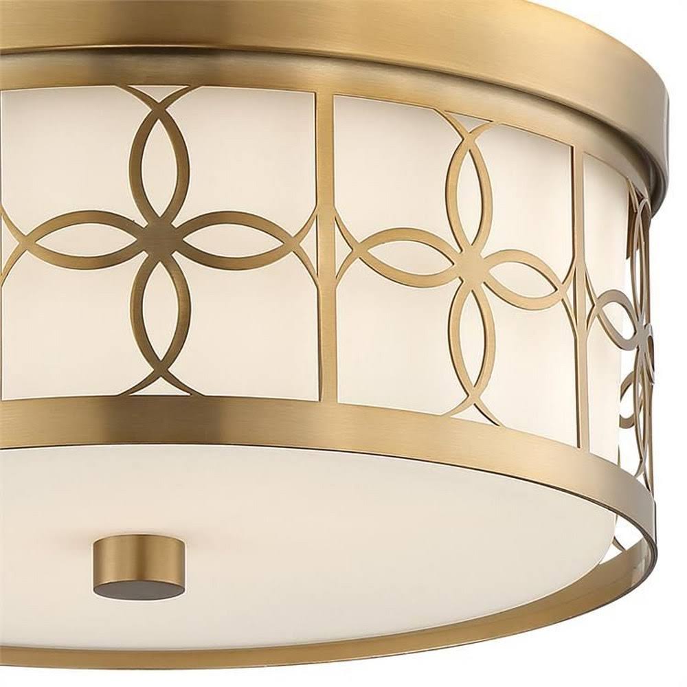 Polished Nickel 2 Light Ceiling Mount J3012