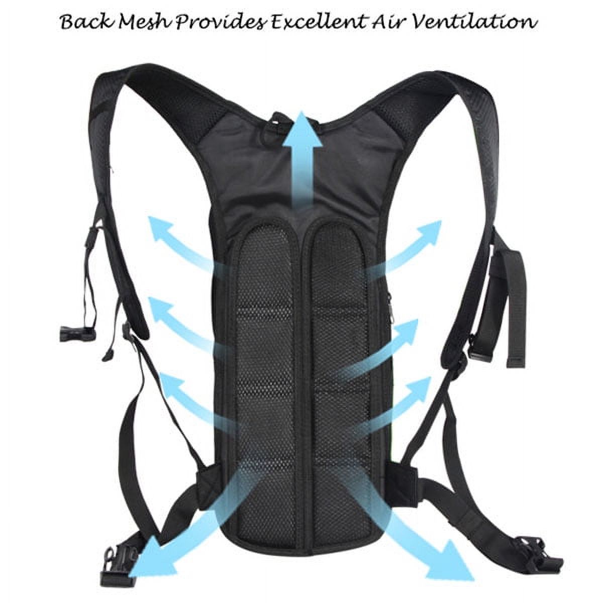 Waterproof Reflective Hydration Backpack with Water Bladder F2649