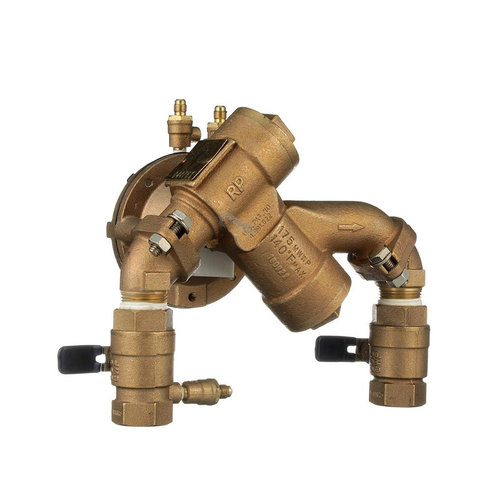 Angled Union Quarter Turn Shutoff Reduced Pressure Assembly, 1" A995