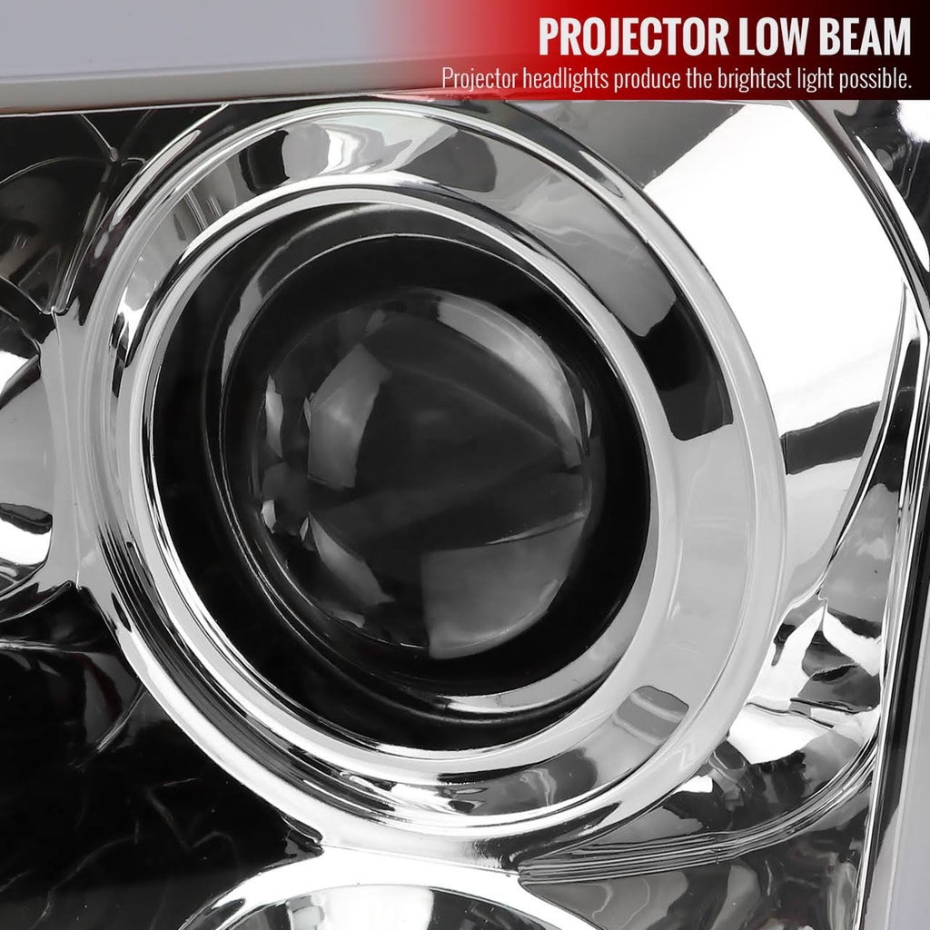 Chrome Projector Headlights U2051