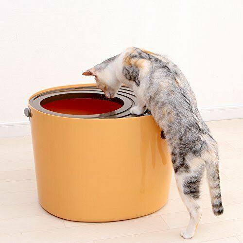 White Cat Litter Box H44605