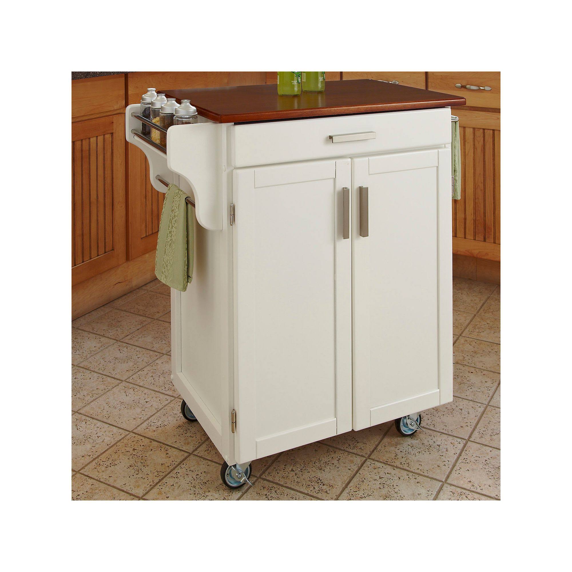 White Oak Top Kitchen Cart X28346